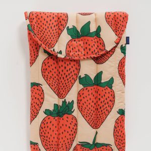 Puffy Laptop Sleeve 16" Strawberry - Baggu