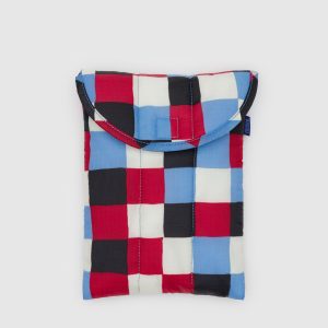 Puffy Tablet Sleeve Painted Check - Baggu