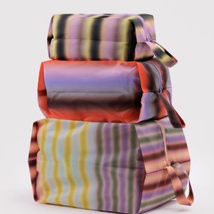 3D Zip Set Gradient Stripes - Baggu