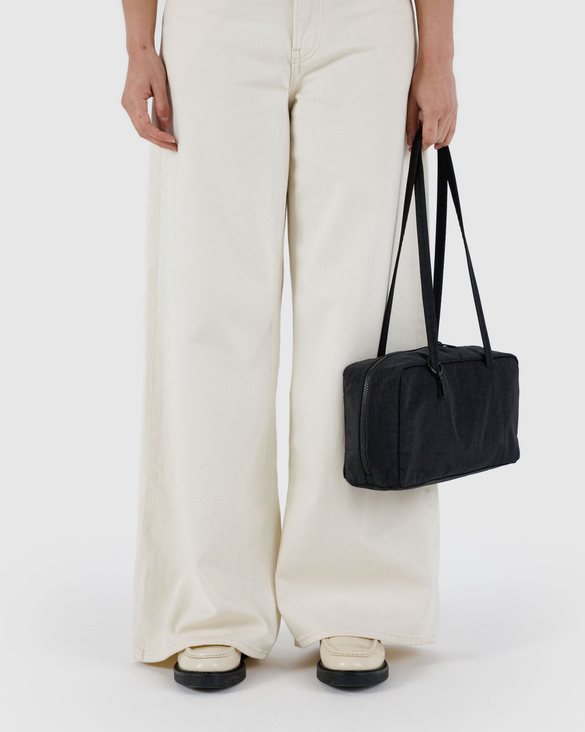 Nylon Bowler Bag Black - Baggu - Image 3