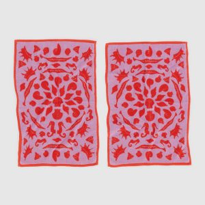Hand Towel Set of 2 Sea Shells - Baggu