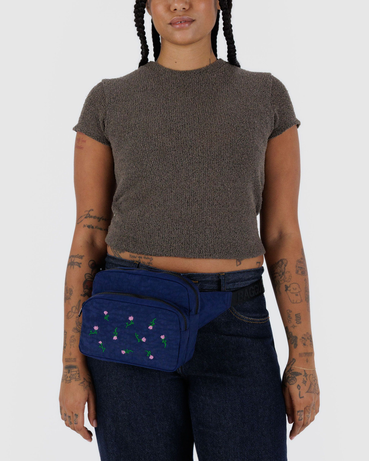 Fanny Pack Embroidered Wildflower - Baggu - Image 4