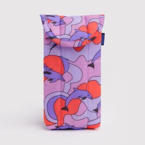 Puffy Glasses Sleeve Dolphins - Baggu