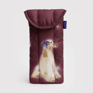 Puffy Glasses Sleeve Fancy Dogs - Baggu