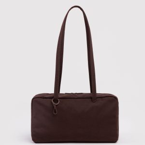 Nylon Bowler Bag Coffee - Baggu