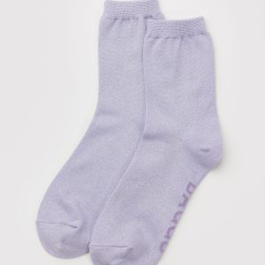 Crew Sock Lilac Metallic - Baggu