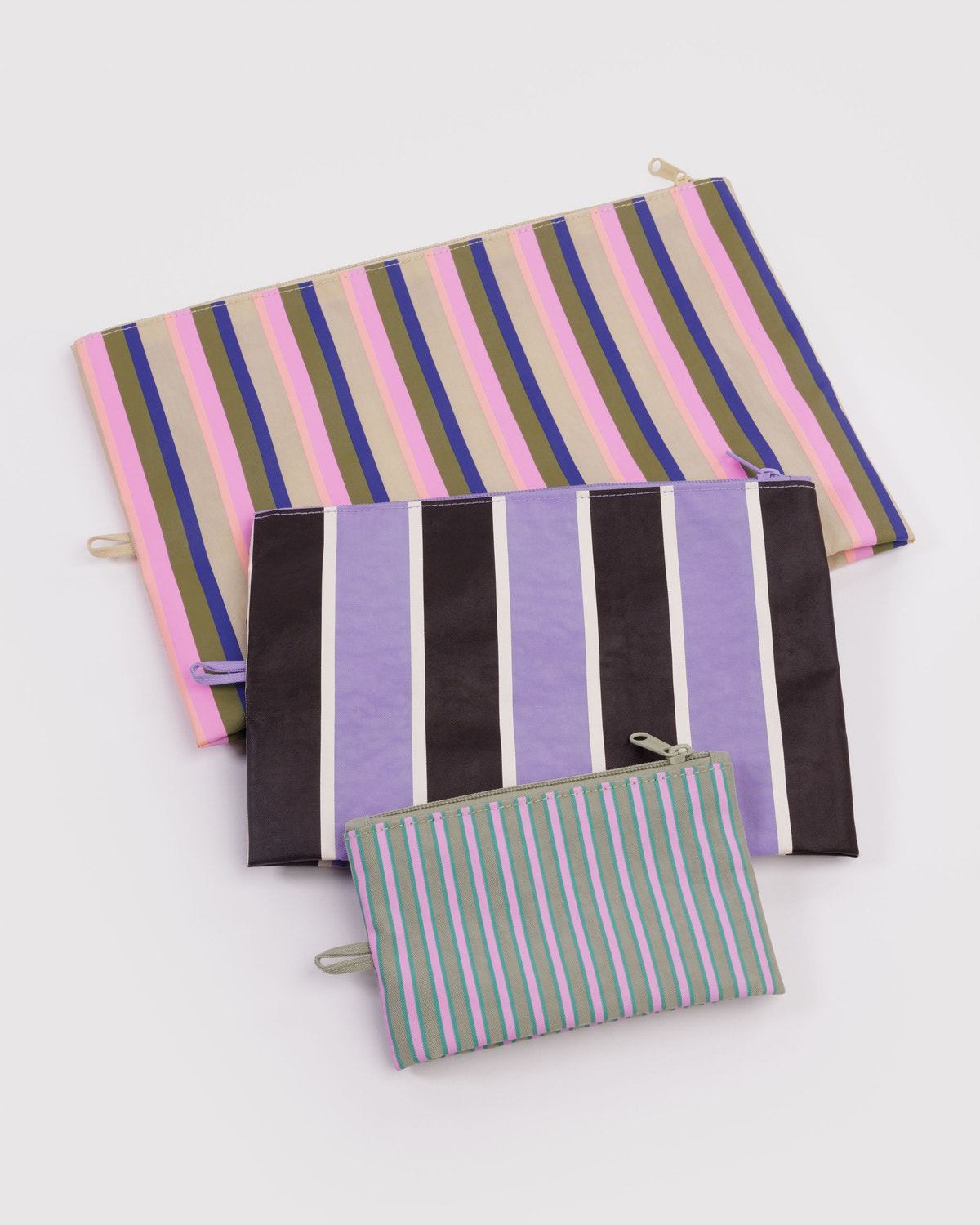 Go Pouch Set Candy Shop Stripes - Baggu - Image 3