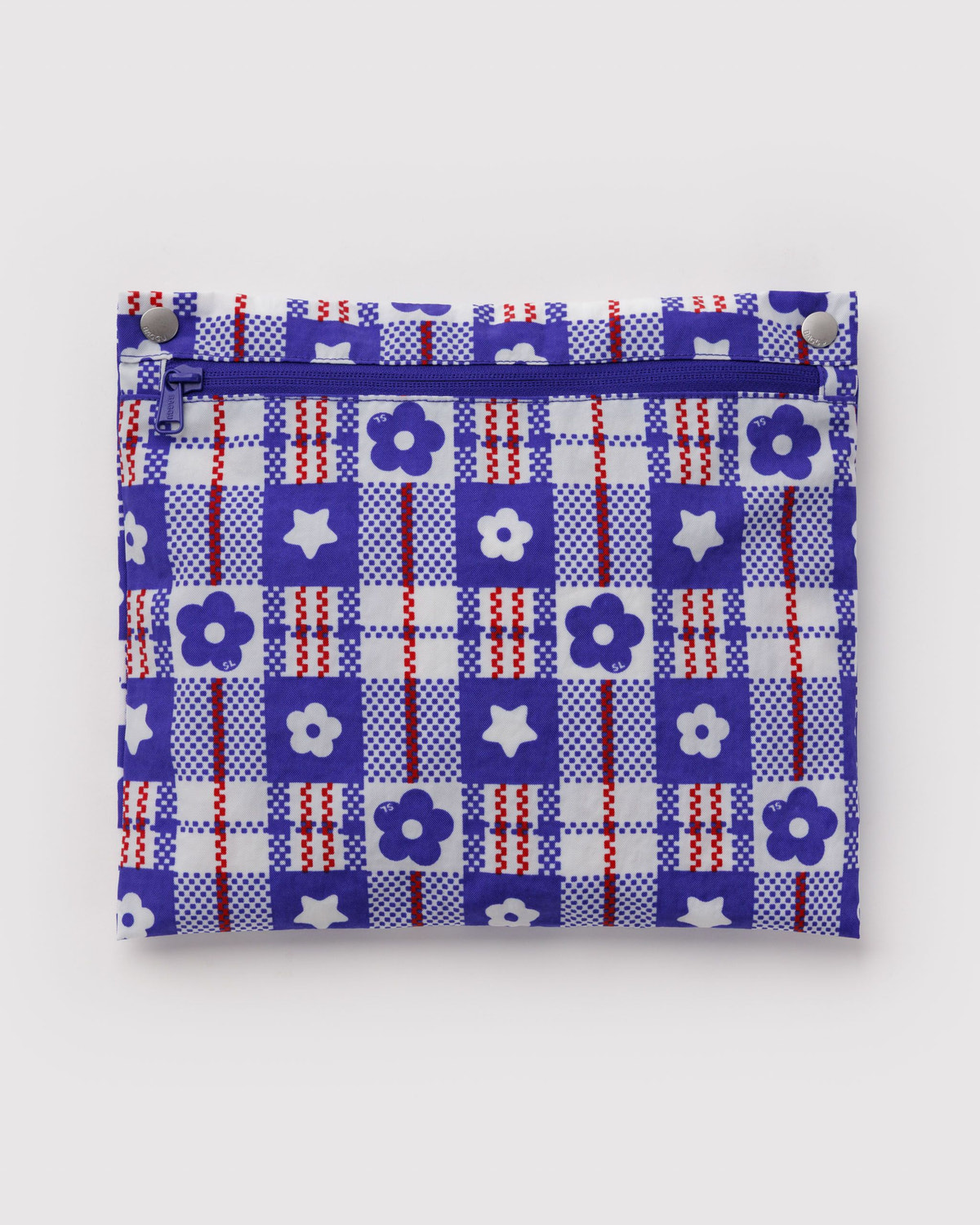 Cloud Carry-On Market Plaid Blue - Baggu - Image 4