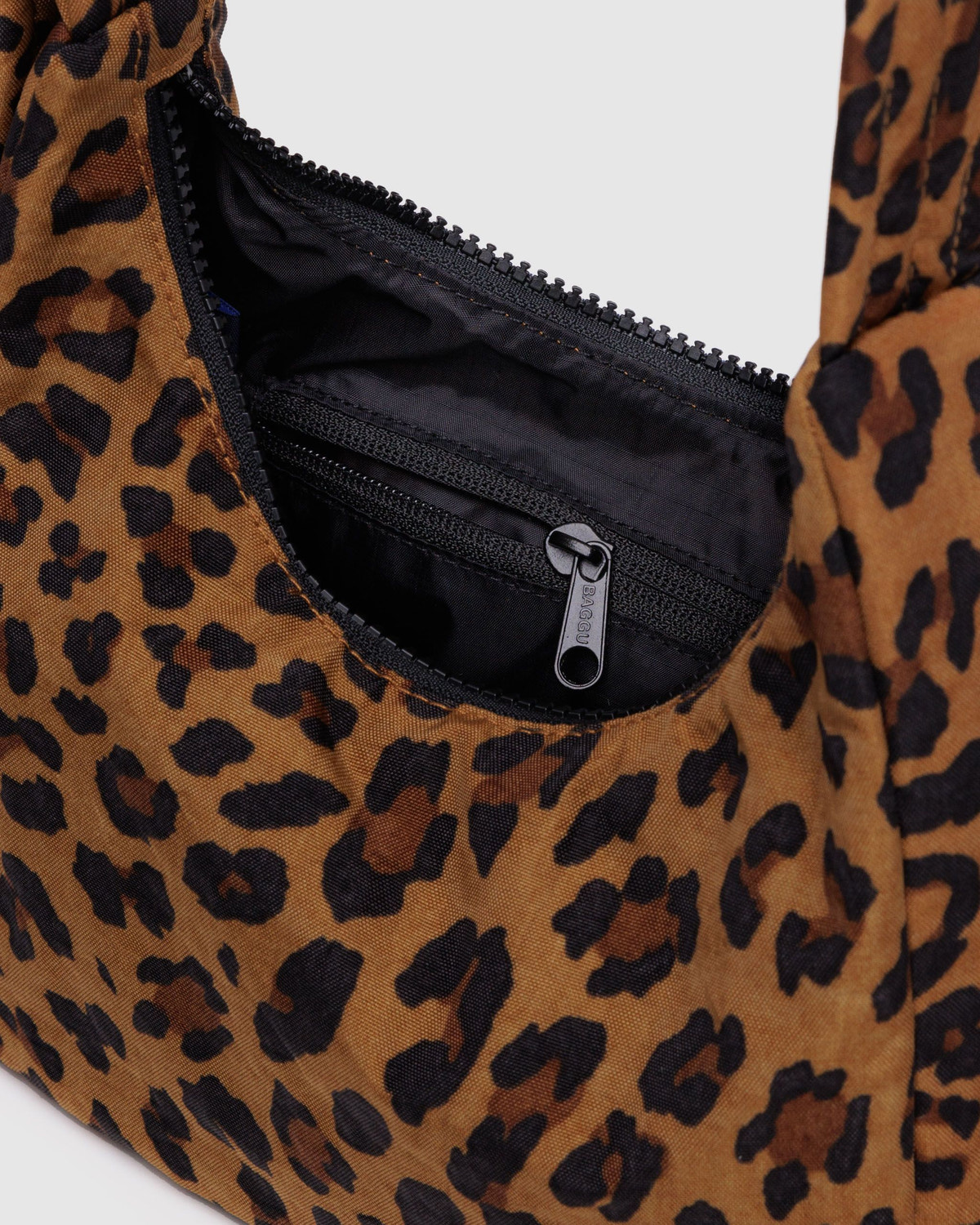Mini Nylon Shoulder Bag Leopard - Baggu - Image 4