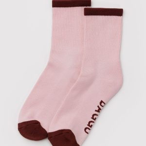 Ribbed Sock Blush Mix - Baggu