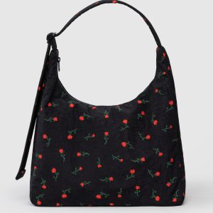 Nylon Shoulder Bag Painted Wildflower - Baggu