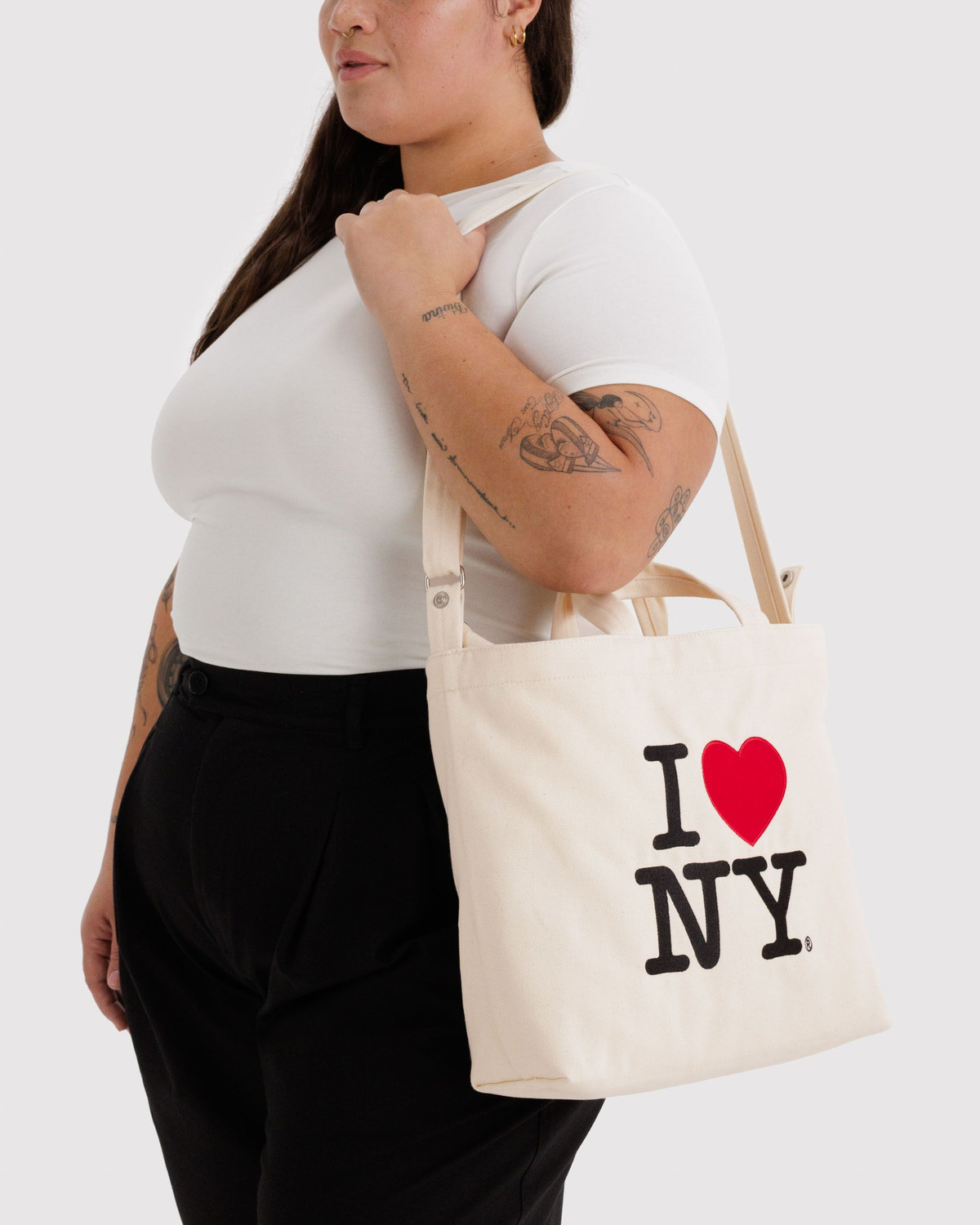 Horizontal Zip Duck Bag I Love NY - Baggu - Image 2