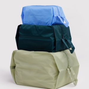 3D Zip Set Lagoon Mix - Baggu