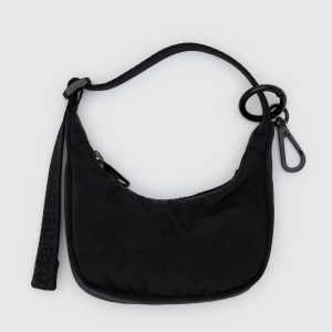 Crescent Bag Charm Black - Baggu
