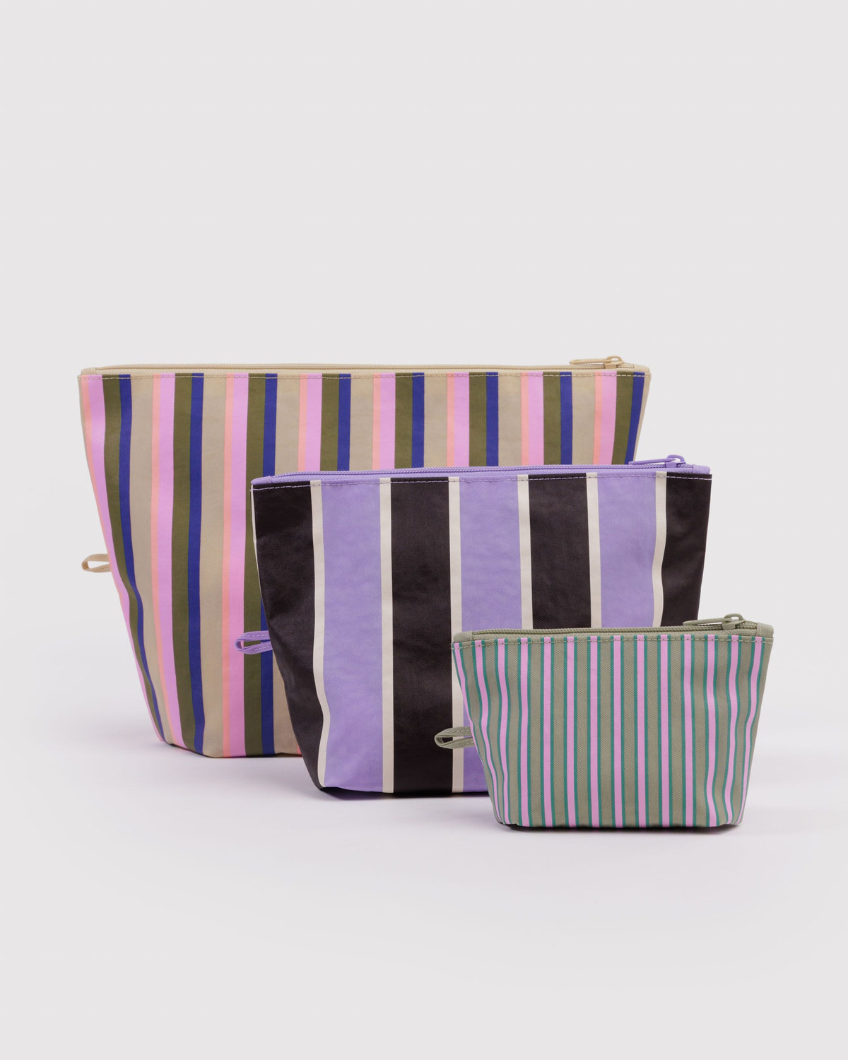 Go Pouch Set Candy Shop Stripes - Baggu