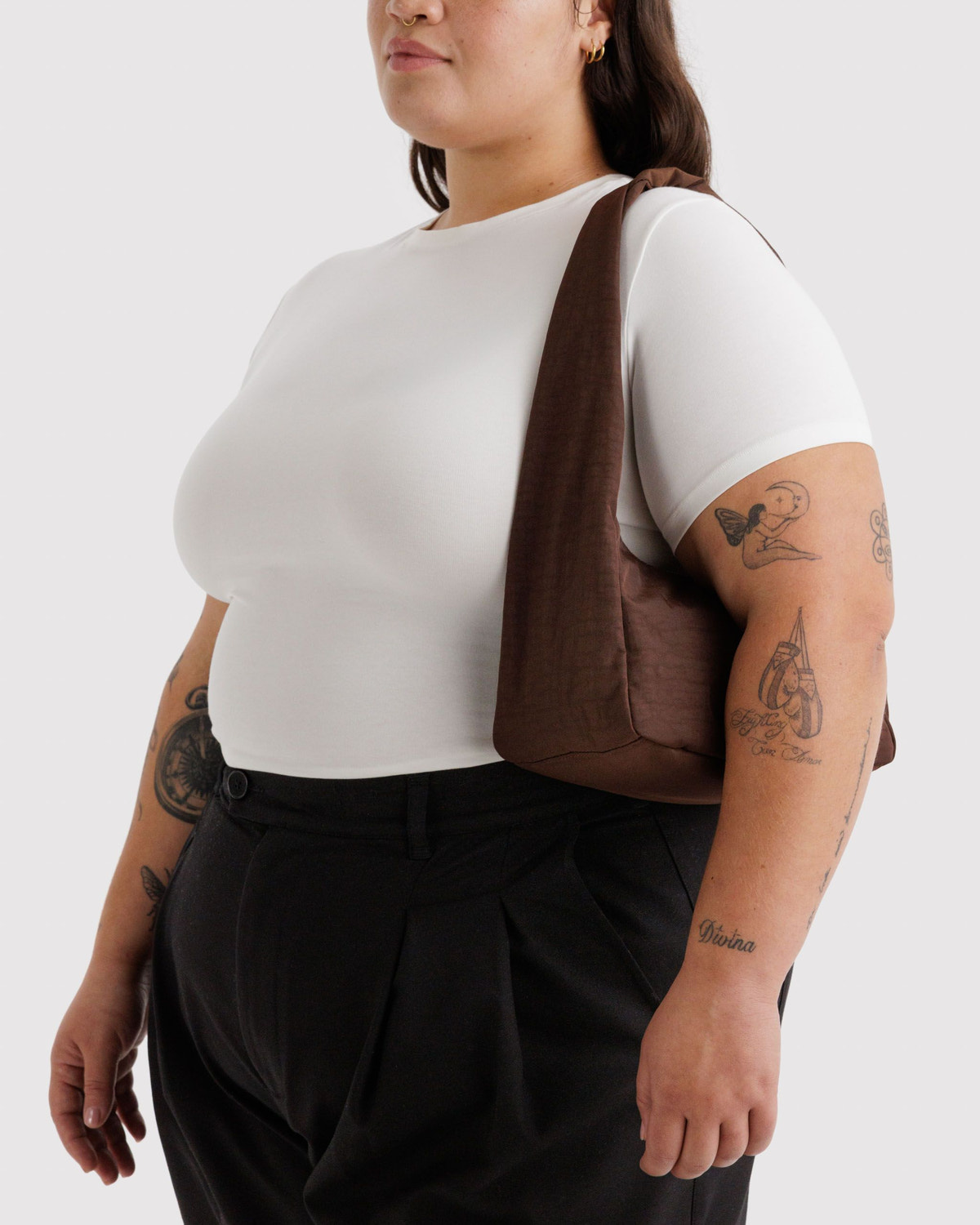 Small Nylon Meringue Bag Coffee - Baggu - Image 2