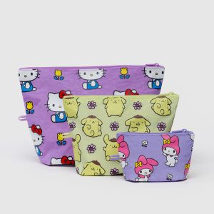 Go Pouch Set Hello Kitty and Friends Florals - Baggu