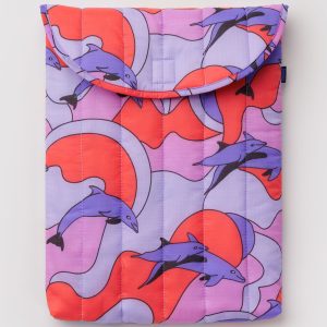 Puffy Laptop Sleeve 16" Dolphins - Baggu