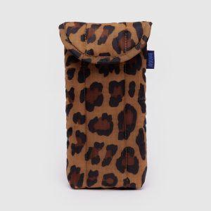Puffy Glasses Sleeve Leopard - Baggu