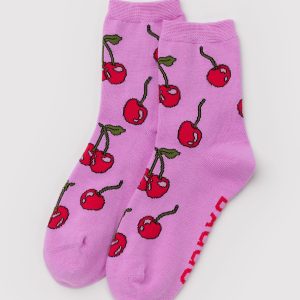 Crew Sock Cherries - Baggu
