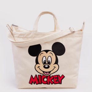Horizontal Zip Duck Bag Embroidered Mickey Mouse Club - Baggu