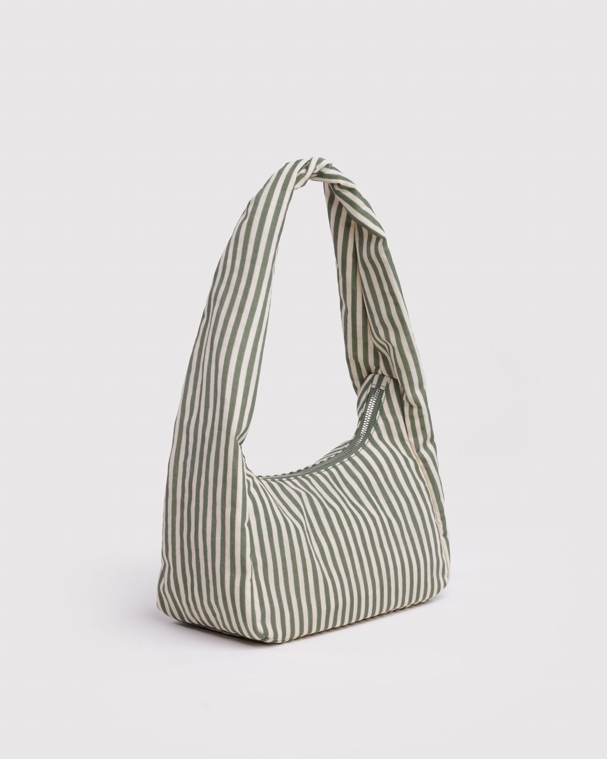 Small Nylon Meringue Bag Sage Stripe - Baggu - Image 3
