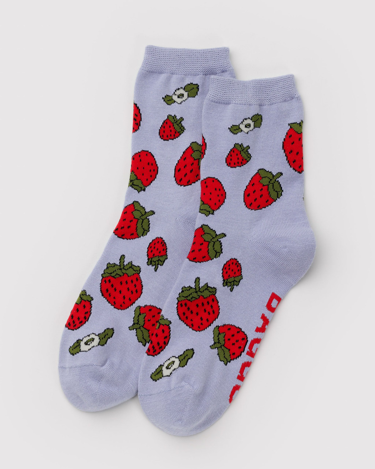 Crew Sock Strawberry Blossom - Baggu