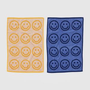 Hand Towel Set of 2 Happy Blue Marigold - Baggu