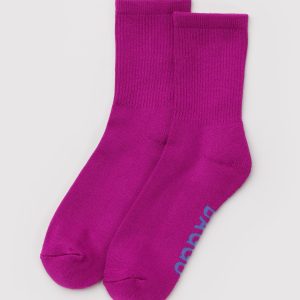 Ribbed Sock Deep Fuchsia - Baggu
