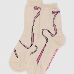 Crew Sock Pink Bow - Baggu