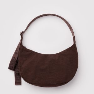Medium Nylon Crescent Bag Coffee - Baggu
