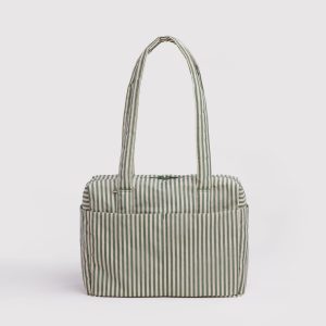 Everyday Cloud Bag Sage Stripe - Baggu
