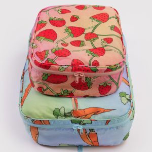 Large Packing Cube Set Carrots & Berries - Baggu