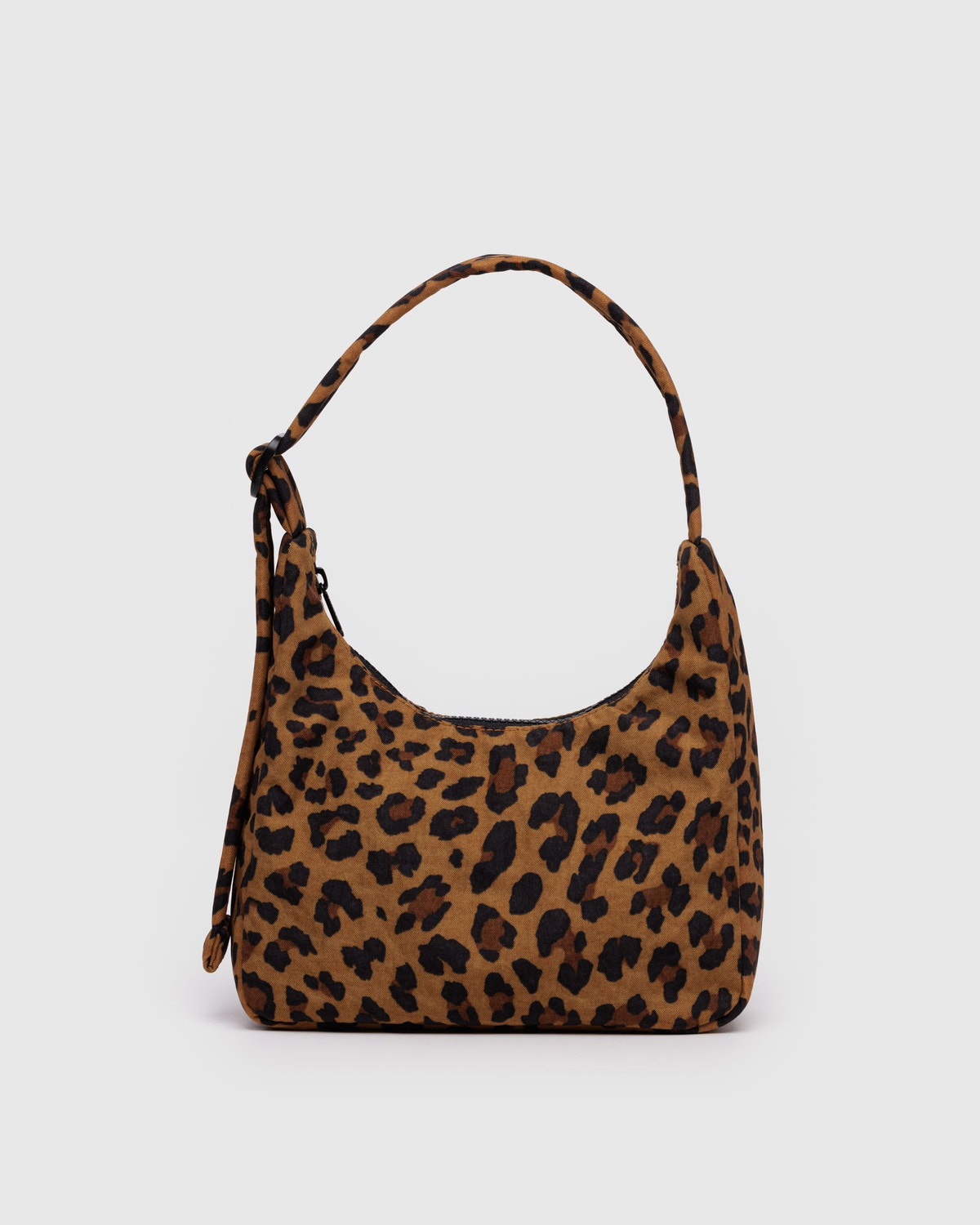 Mini Nylon Shoulder Bag Leopard - Baggu