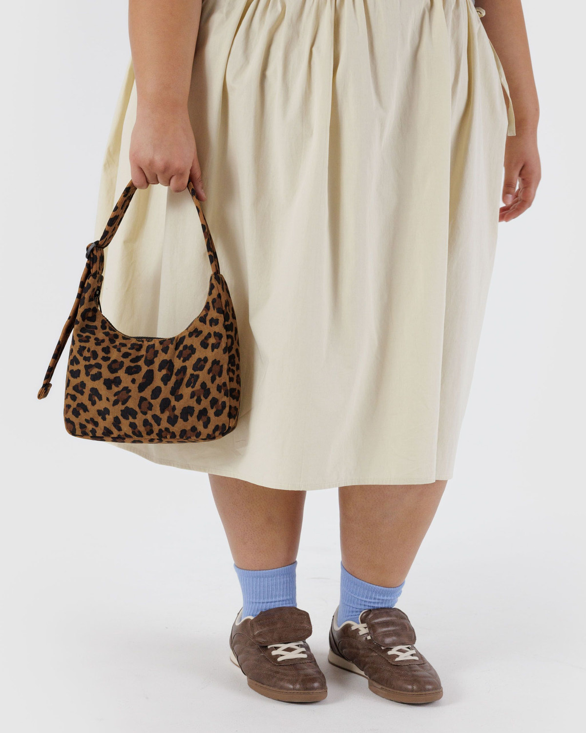 Mini Nylon Shoulder Bag Leopard - Baggu - Image 3