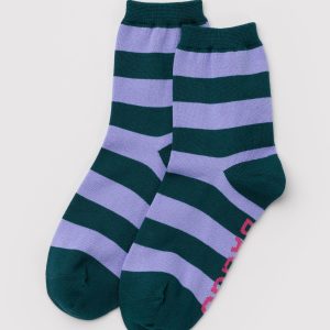 Crew Sock Malachite Stripe - Baggu