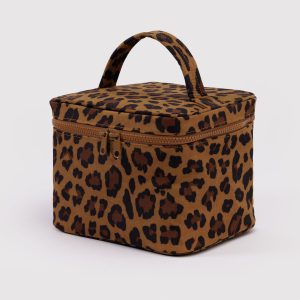 Large Cosmetic Case Leopard - Baggu