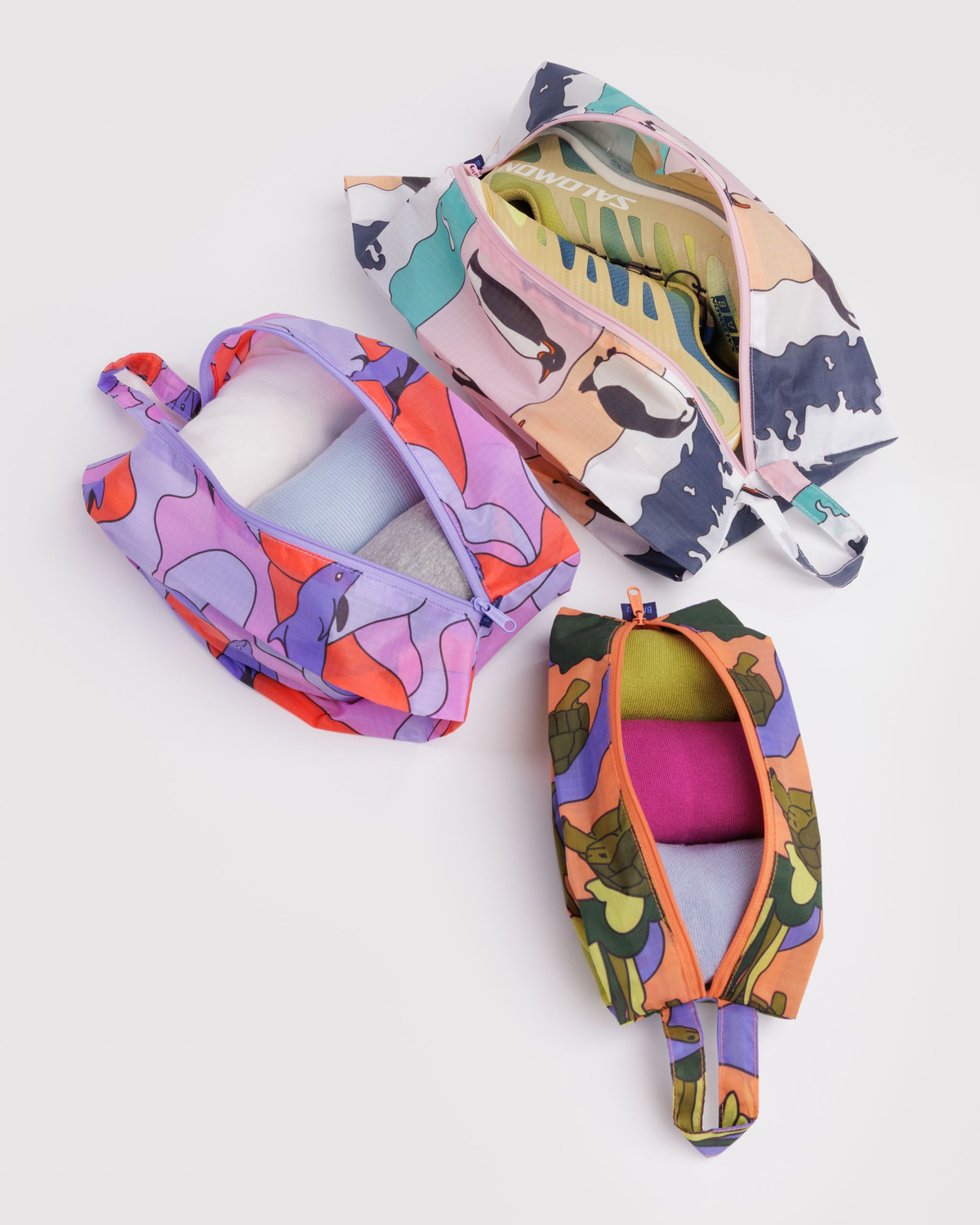3D Zip Set Vacation Animals - Baggu - Image 2