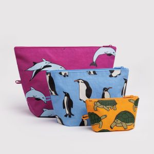 Go Pouch Set Vacation Animals - Baggu
