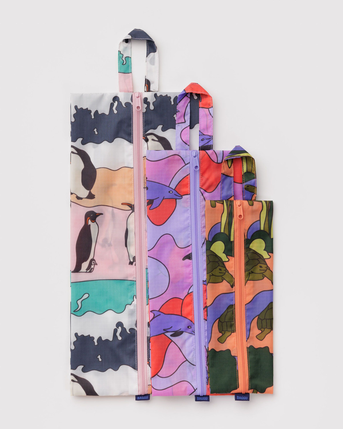 3D Zip Set Vacation Animals - Baggu - Image 3