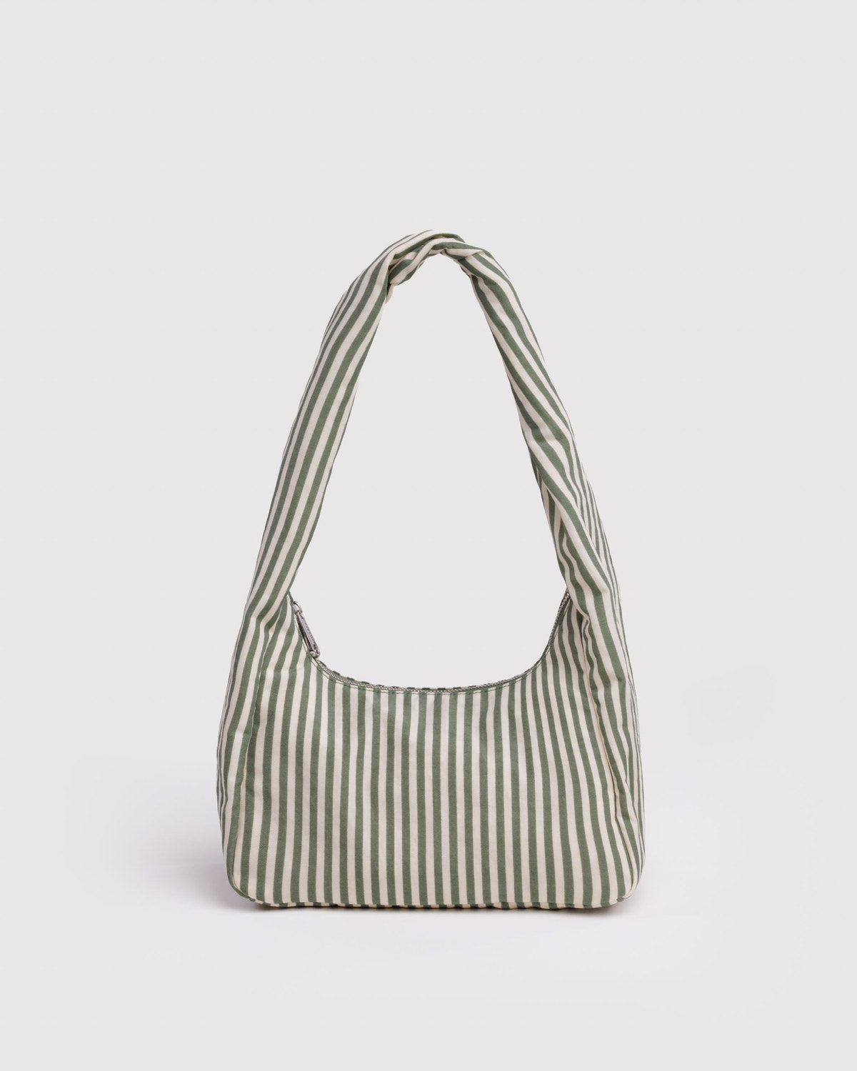 Small Nylon Meringue Bag Sage Stripe - Baggu
