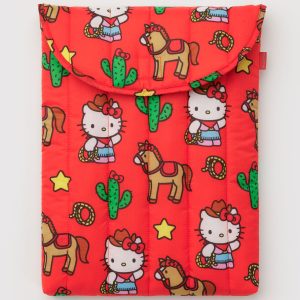 Puffy Laptop Sleeve 16" Hello Kitty Western - Baggu