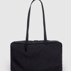 Medium Nylon Bowler Bag Black - Baggu